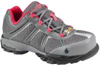 Nautilus N1393 Women's, Grey/Pink, Steel Toe, SD, Athletic Oxford