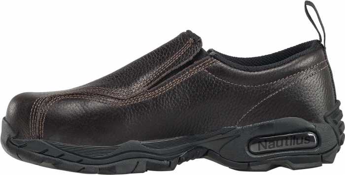 alternate view #3 of: Nautilus N1620 Men's, Brown, Steel Toe, SD, Twin Gore Slip On