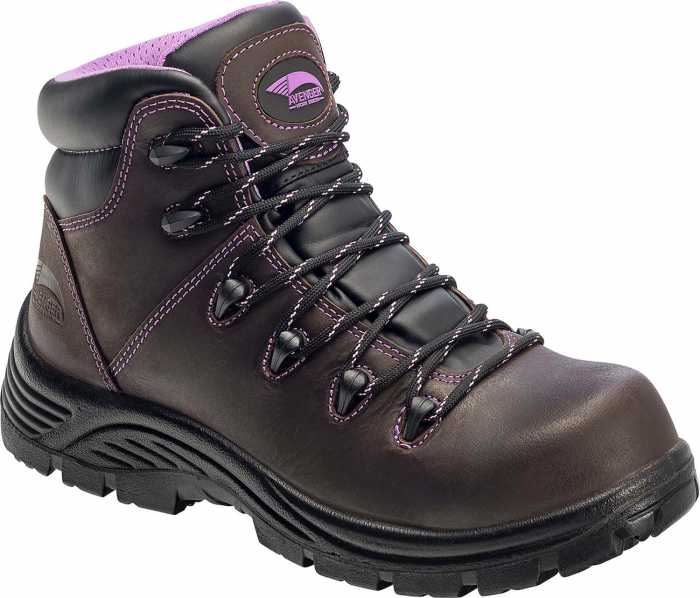 view #1 of: Avenger N7123 Framer, Women's, Brown, Comp Toe, EH, PR, WP Hiker