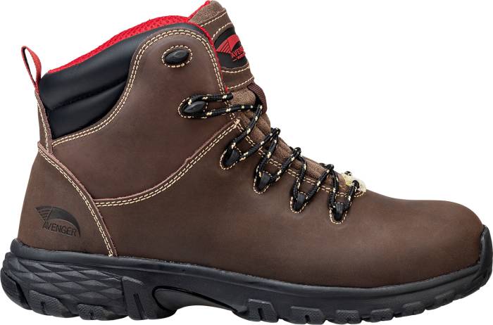 alternate view #2 of: Avenger N7421 Men's, Flight Brown, Alloy Toe, SD, WP Hiker