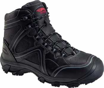 Avenger N7712 Crosscut, Men's, Black, Steel Toe, EH, PR, WP, 6 Inch Boot