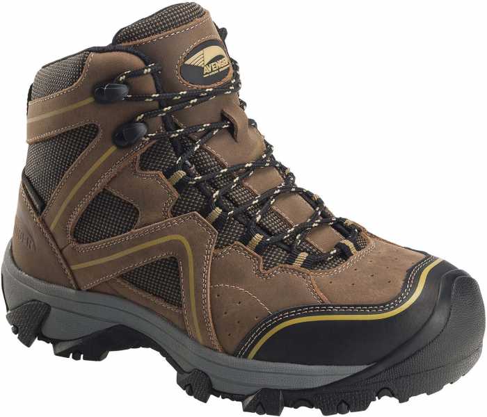 view #1 of: Avenger N7751 Crosscut, Women's, Brown, Steel Toe, EH, PR, WP, 6 Inch Boot