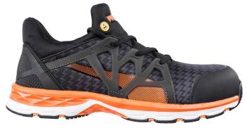Puma PU633875 Rush 2.0, Men's, Black/Orange, Comp Toe, SD, Slip Resistant, Low Athletic, Work Shoe
