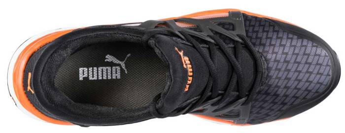 alternate view #2 of: Puma PU633875 Rush 2.0, Men's, Black/Orange, Comp Toe, SD, Slip Resistant, Low Athletic, Work Shoe
