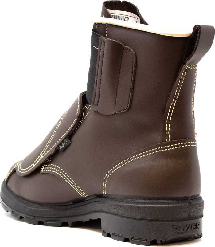 alternate view #3 of: Royer RO12161XP XPAN Men's, Brown, Aluminum Toe, Met Guard, EH, PR, 8 Inch Boot