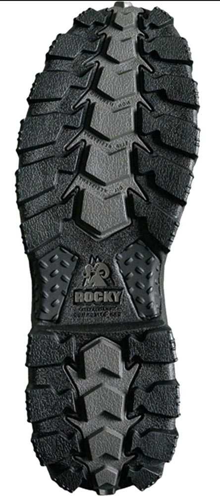 alternate view #2 of: Rocky 2167 Black Waterproof, Uniform, Soft Toe Boot