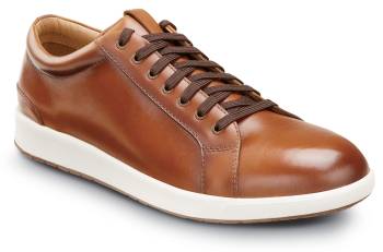 Men's Cognac Crossover Work MaxTRAX® Steel Toe Dress Shoe