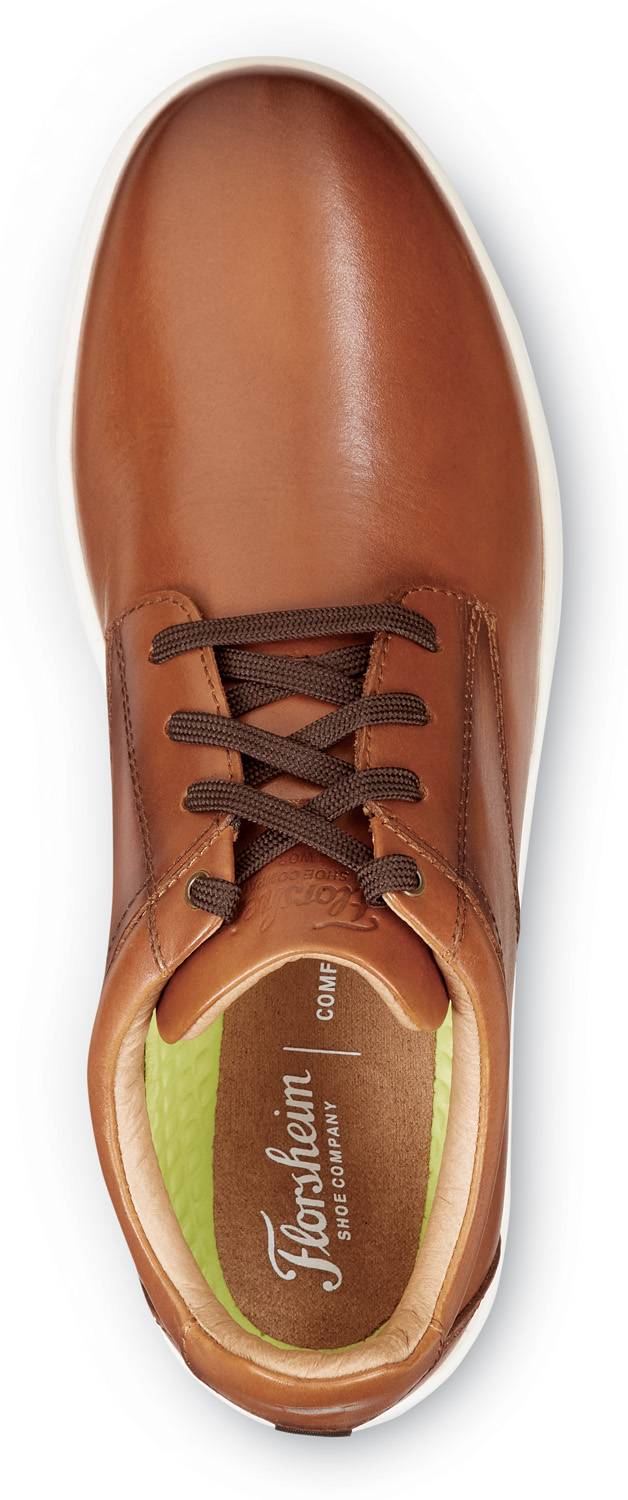 alternate view #4 of: Florsheim SFE2646 Crossover Work, Men's, Cognac, Soft Toe, EH, MaxTRAX Slip Resistant, Casual Oxford Work Shoe