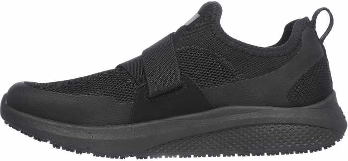 alternate view #3 of: SKECHERS Work SK108008BLK Elloree, Women's, Black, Soft Toe, Slip Resistant, Casual Slip On