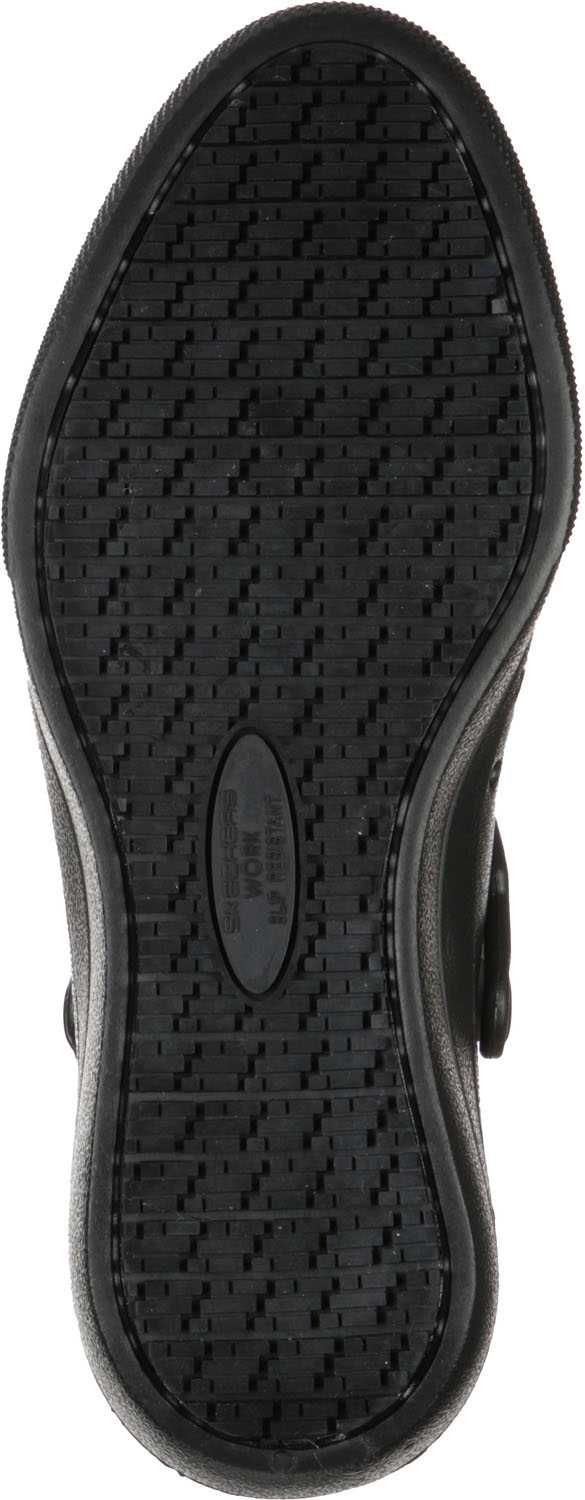 alternate view #5 of: SKECHERS Work SK108051BBK Amreli, Women's, Black, Soft Toe, Slip Resistant Clog