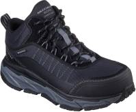 SKECHERS Work D'Lux Journey SR SK200270BKGY, Men's, Black, Comp Toe, EH, WP, Slip Resistant, Hiker, Work Boot