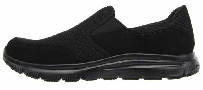 alternate view #3 of: Men's Black Flex Advantage Mcallen Soft Toe Slip-On Oxford