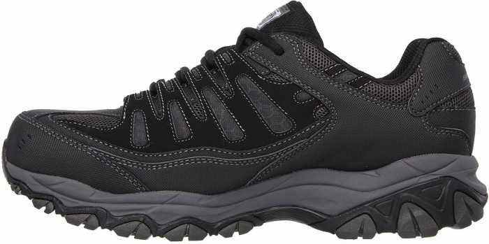 alternate view #3 of: Skechers SK77055BKCC Crankston, Men's, Black, Steel Toe, EH, Low Athletic