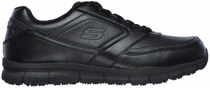 alternate view #2 of: SKECHERS Work SK77156BLK Nampa, Men's, Black, Soft Toe, EH, Slip Resistant Athletic