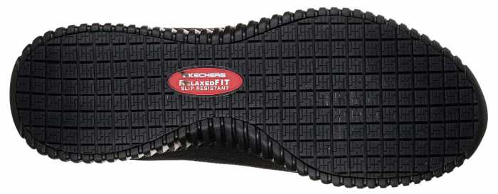 alternate view #5 of: SKECHERS Work SK77188BLK Cessnock, Men's, Black, Soft Toe, EH, Slip Resistant Casual