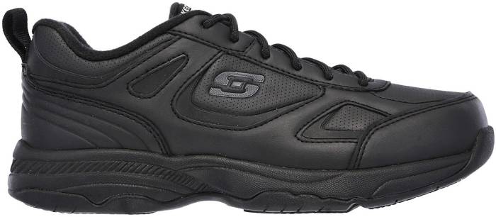 view #1 of: Skechers Work SK77200BLK Bricelyn, Women's, Black, Soft Toe, EH, Slip Resistant, Low Athletic, Work Shoe