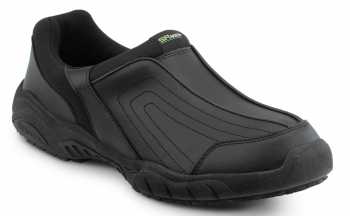 SR Max SRM140 Charlotte, Women's, Black, Athletic Slip On Style, MaxTRAX Slip Resistant, Soft Toe Work Shoe