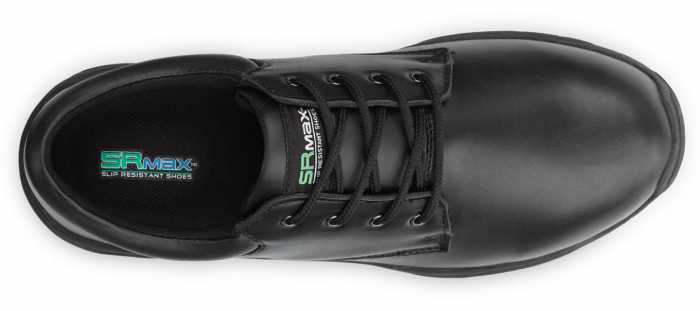 alternate view #4 of: SR Max SRM1800 Providence, Men's, Black, Oxford Style, MaxTRAX Slip Resistant, Soft Toe Work Shoe