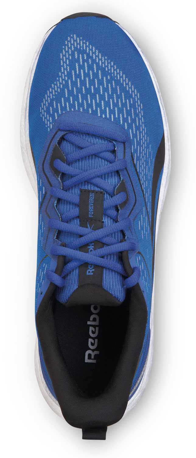 alternate view #4 of: Reebok Work SRB3312 Floatride Energy, Men's, Blue/White, Athletic Style, MaxTRAX Slip Resistant, Soft Toe Work Shoe