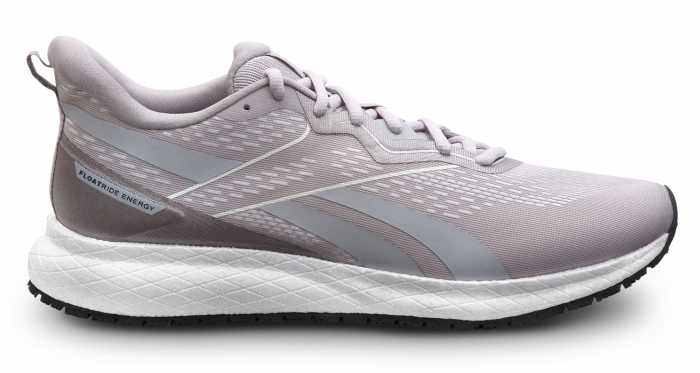 alternate view #2 of: Reebok Work SRB3313 Floatride Energy, Men's, Grey/White, Athletic Style, MaxTRAX Slip Resistant, Soft Toe Work Shoe