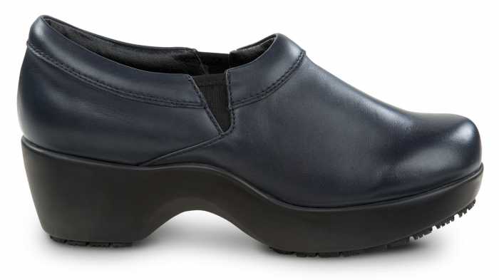 alternate view #2 of: SR Max SRM130 Geneva, Women's, Blue, Clog Style, MaxTRAX Slip Resistant, Soft Toe Work Shoe