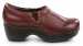 alternate view #2 of: Women's Burgundy Geneva MaxTRAX® Soft Toe Clog