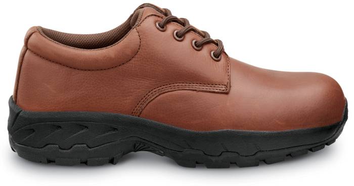 alternate view #2 of: SR Max SRM2060 Burke, Men's, Brown Oxford Style, Comp Toe, EH, MaxTRAX Slip Resistant, Work Shoe