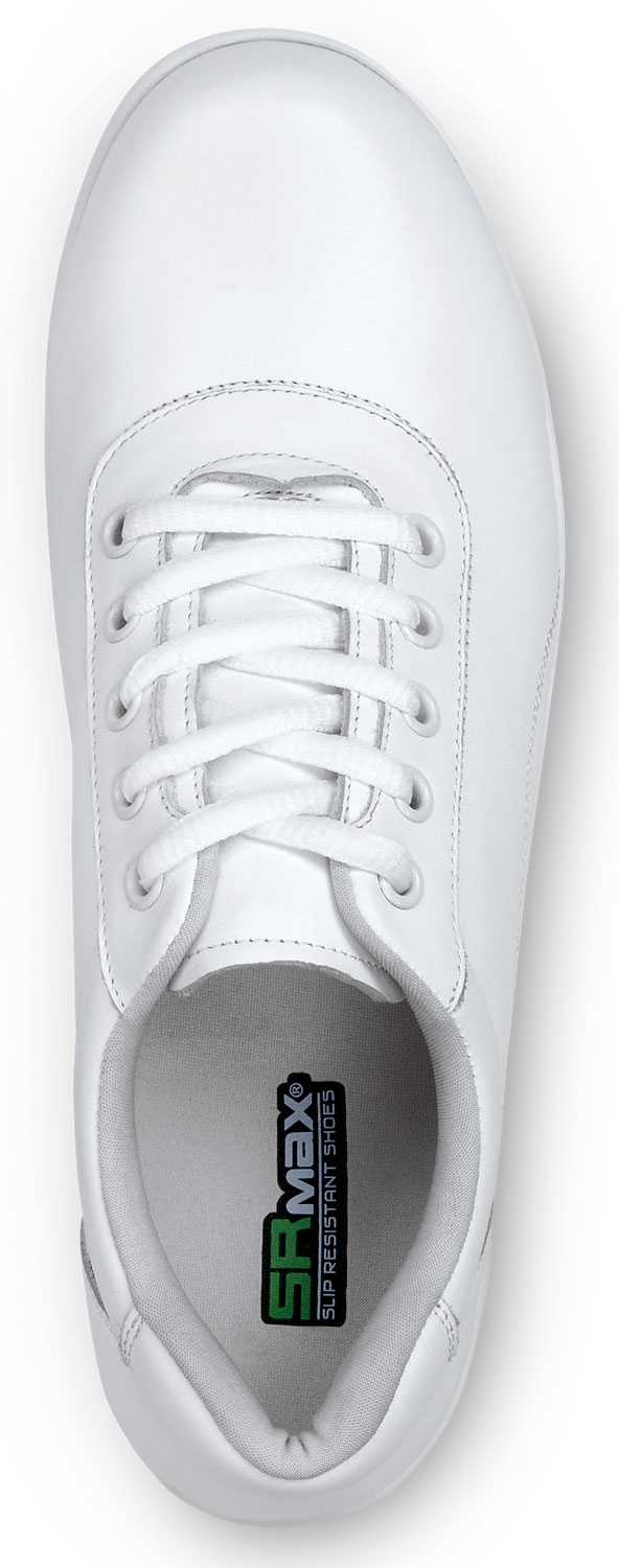 alternate view #4 of: SR Max SRM404 Abilene, Women's, White, Casual Oxford Style, MaxTRAX Slip Resistant, Soft Toe Work Shoe