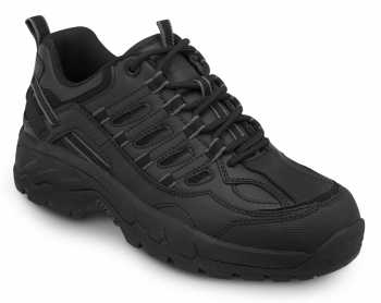 SR Max SRM4500 Carbondale, Men's, Black, Athletic Style, MaxTRAX Slip Resistant, Soft Toe Work Shoe