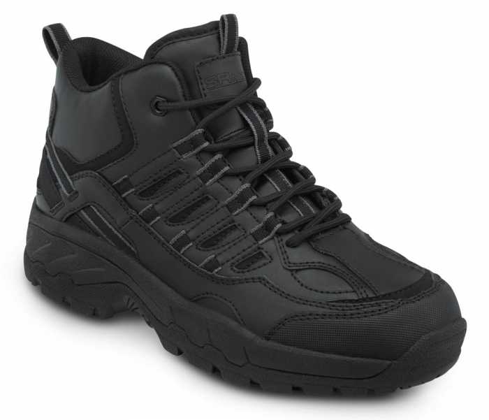 view #1 of: SR Max SRM4800 Carbondale, Men's, Black, Hi Top Athletic Style, MaxTRAX Slip Resistant, Soft Toe Work Shoe