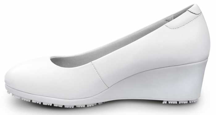 alternate view #3 of: SR Max SRM554 Orlando, Women's, White, High Wedge Dress Style, MaxTRAX Slip Resistant, Soft Toe Work Shoe