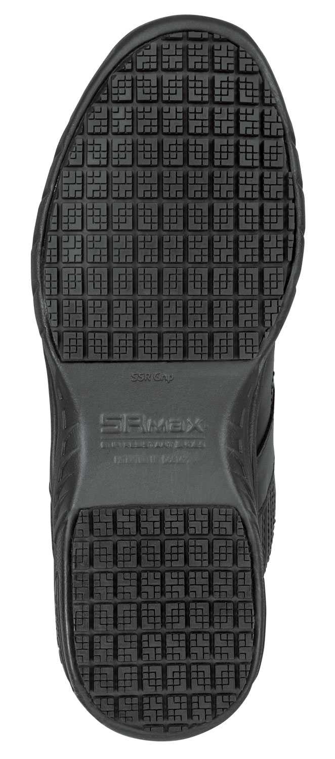 alternate view #5 of: SR Max SRM6100 Dover, Men's, Black, Athletic Style, MaxTRAX Slip Resistant, Soft Toe Work Shoe