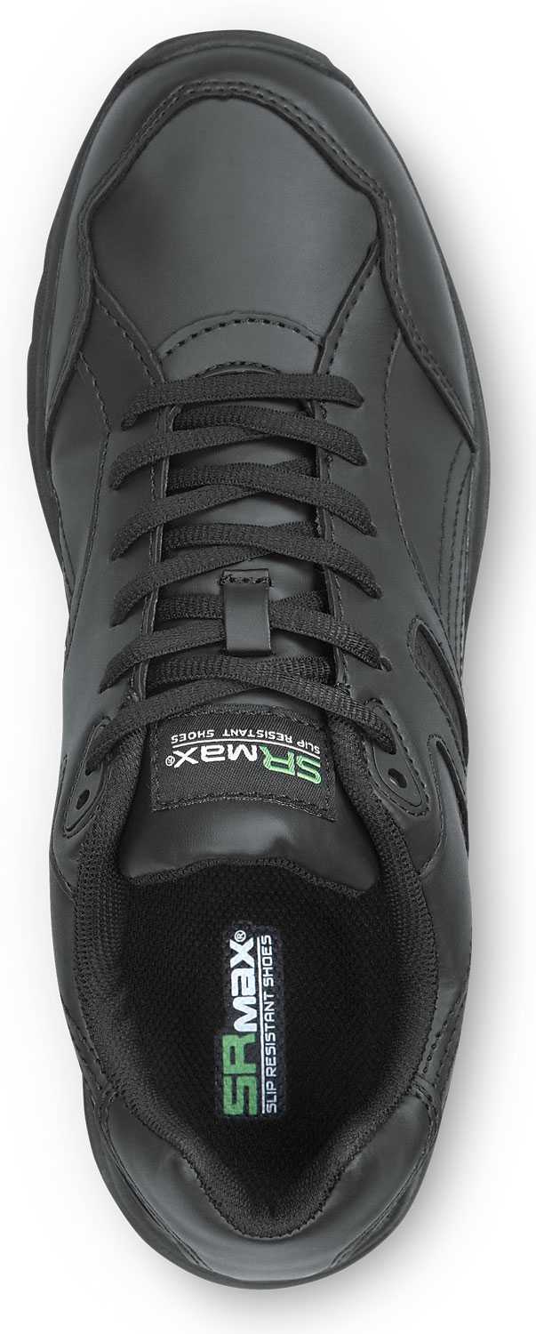 alternate view #4 of: SR Max SRM6100 Dover, Men's, Black, Athletic Style, MaxTRAX Slip Resistant, Soft Toe Work Shoe