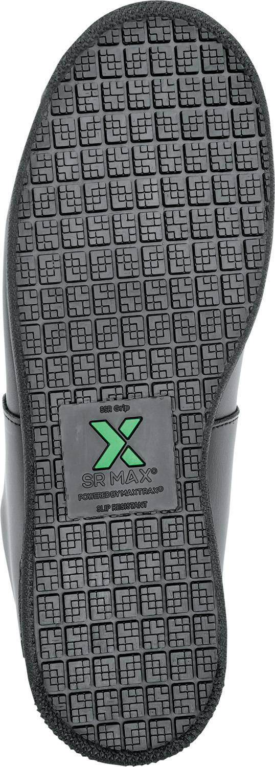 alternate view #5 of: SR Max SRM6410 Ashland, Men's, Black, Slip On Oxford Style, MaxTRAX Slip Resistant, Soft Toe Work Shoe