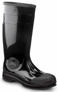 SR Max SRM8200 Seward, Unisex, Black, 16 Inch PVC, Steel Toe, EH, Waterproof, MaxTRAX Slip Resistant, Work Boot