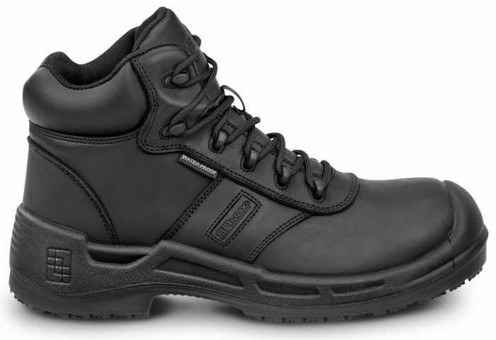 alternate view #2 of: SR Max SRM9100 Cascade, Men's, Black, 6 Inch, Waterproof, MaxTRAX Slip Resistant, Soft Toe Work Boot