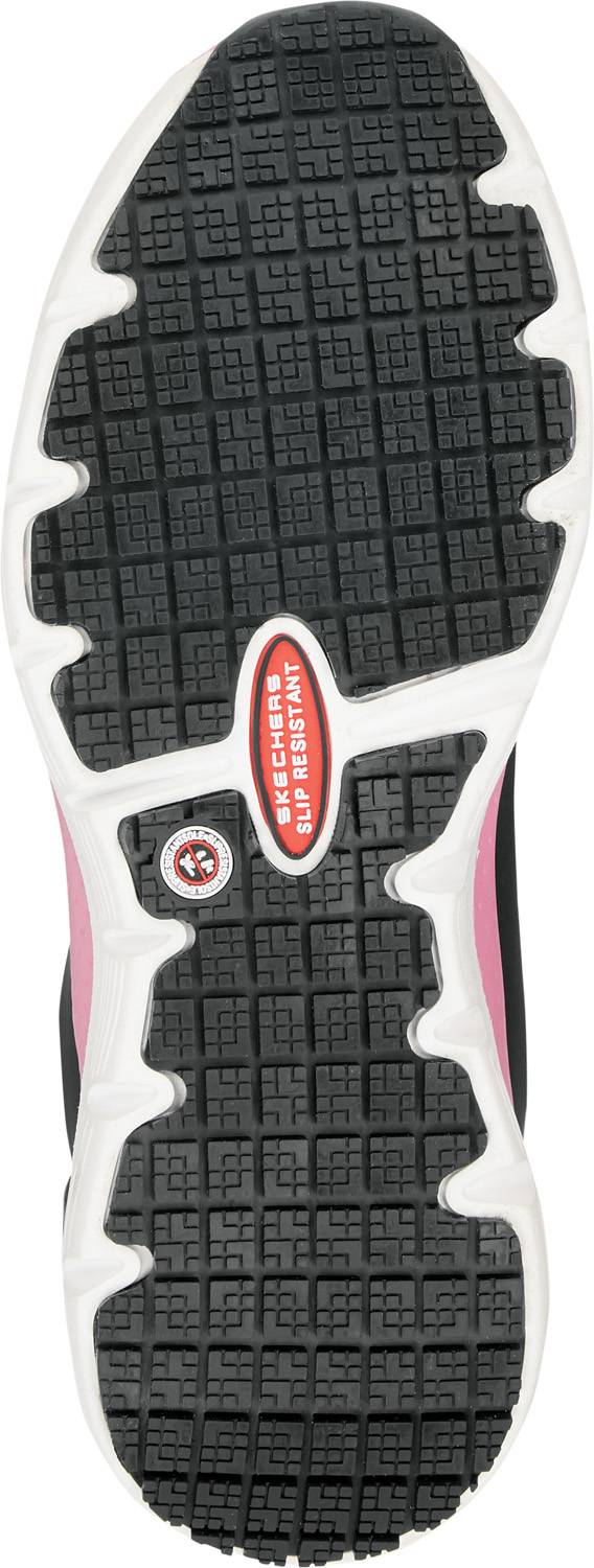 alternate view #5 of: Women's Black/Pink Reagan Arch Fit MaxTRAX® Alloy Toe Athletic