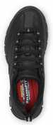 alternate view #4 of: SKECHERS Work SSK403BLK Sara, Women's, Black, Athletic Style, MaxTRAX Slip Resistant, Soft Toe Work Shoe