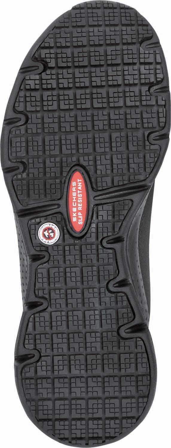 alternate view #5 of: Women's Black Leslie Arch Fit MaxTRAX® Alloy Toe Slip-On Athletic