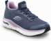 view #1 of: SKECHERS Work Arch Fit SSK8436NVY Leslie, Women's, Navy, Slip On Athletic Style, Alloy Toe, MaxTRAX Slip Resistant, Work Shoe