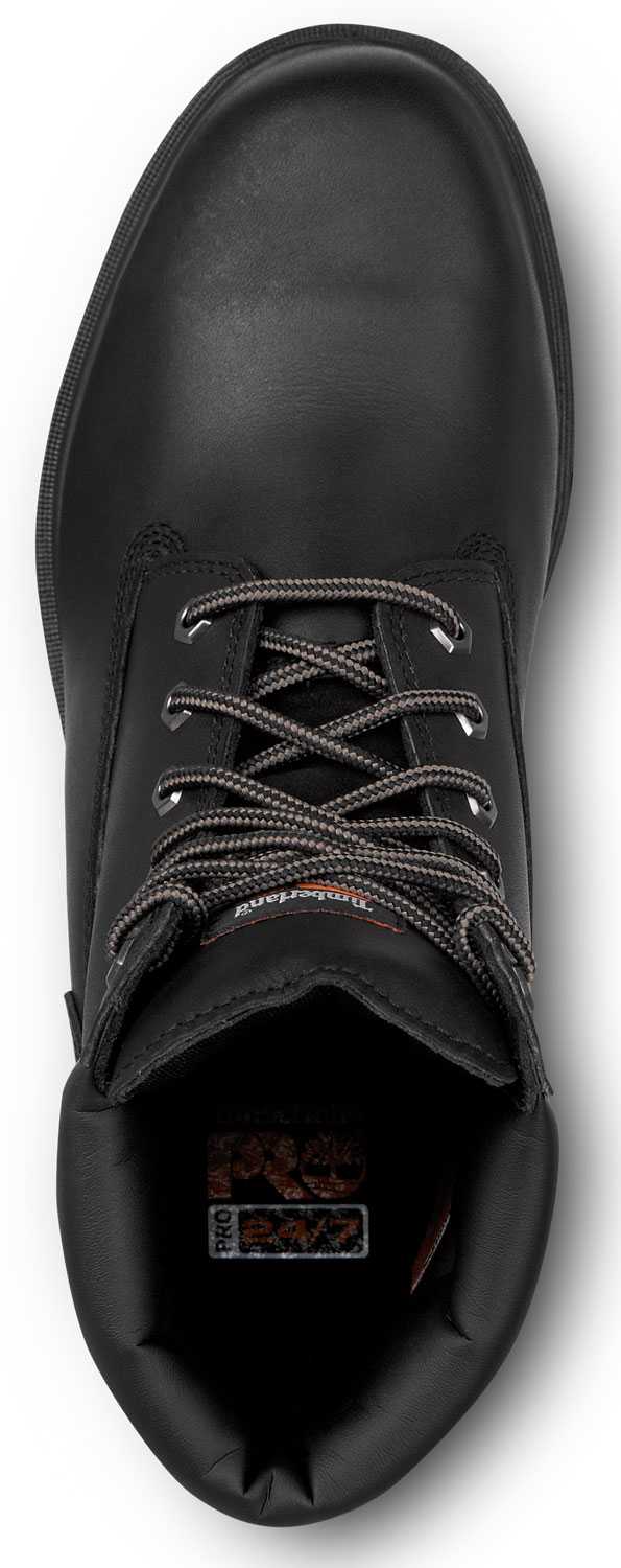 alternate view #5 of: Timberland PRO STMA1W52 6IN Direct Attach Men's, Black, Steel Toe, EH, MaxTRAX Slip Resistant, WP Boot