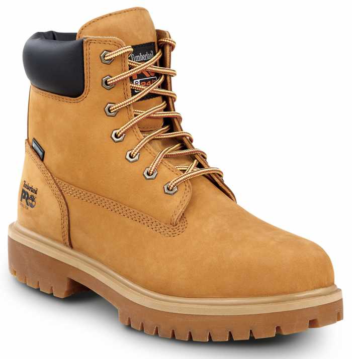 view #1 of: Timberland PRO STMA1W6B 6IN Direct Attach Men's, Wheat, Steel Toe, EH, MaxTRAX Slip Resistant, WP Boot