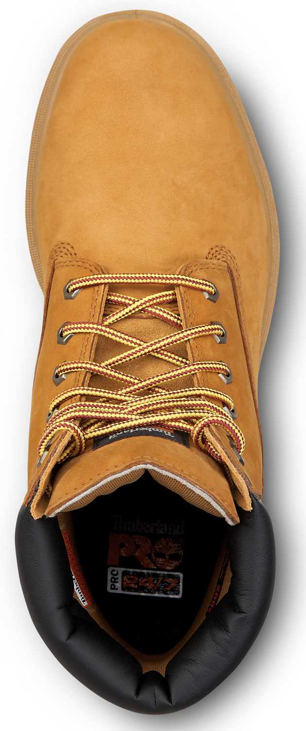 alternate view #5 of: Timberland PRO STMA1W6B 6IN Direct Attach Men's, Wheat, Steel Toe, EH, MaxTRAX Slip Resistant, WP Boot