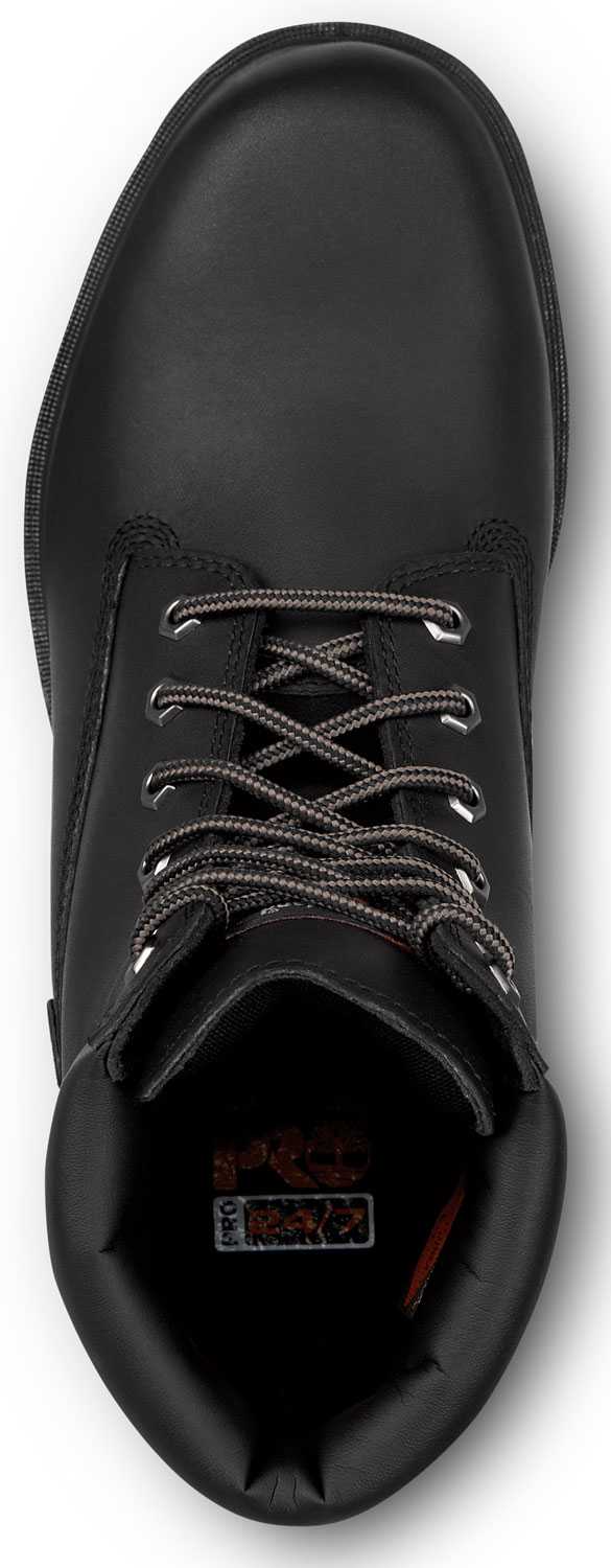 alternate view #5 of: Timberland PRO STMA1W6M 6IN Direct Attach Men's, Black, Soft Toe, MaxTRAX Slip Resistant, WP Boot