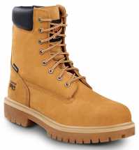 Timberland PRO STMA1WDJ 8IN Direct Attach Men's, Wheat, Steel Toe, EH, MaxTRAX Slip Resistant, WP Boot