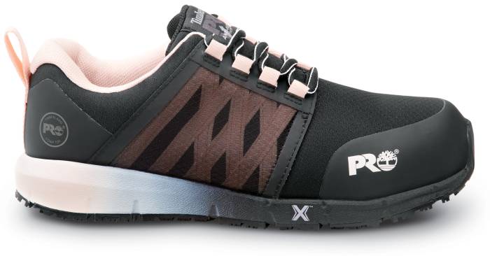 alternate view #2 of: Women's Black/Rose Pop Radius MaxTRAX® Composite Toe Athletic