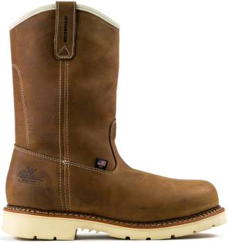 Thorogood TG804-3320 Men's, Brown, Steel Toe, EH, WP, 11 Inch, Pull On, Work Boot