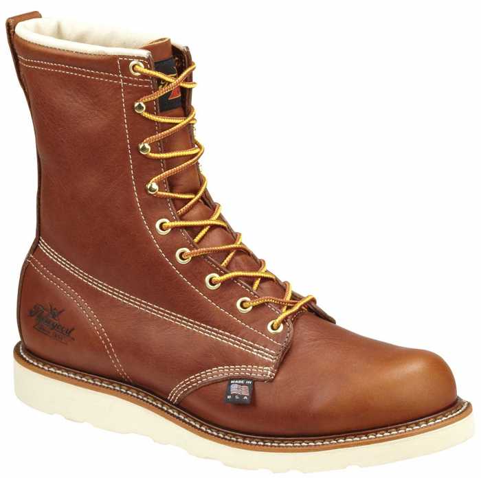 view #1 of: Thorogood TG804-4364 Men's, Tobacco, Steel Toe, EH, 8 Inch Boot