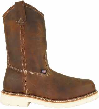 Thorogood TG804-4372 Men's, Brown, Steel Toe, EH, 11 Inch Wellington