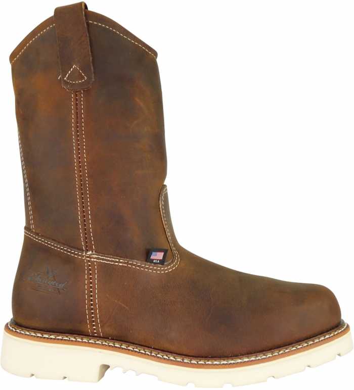 view #1 of: Thorogood TG804-4372 Men's, Brown, Steel Toe, EH, 11 Inch Wellington